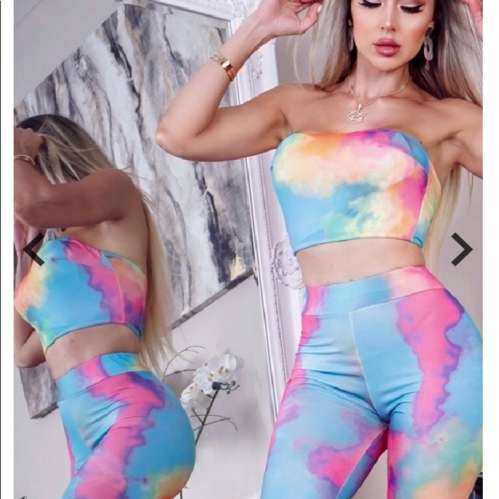 Tie dye bandeau